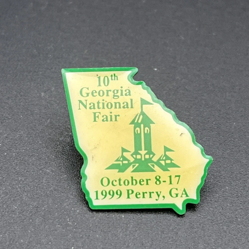 1999 Georgia National Fair Perry Georgia Lapel Hat Pin‎